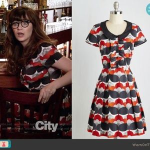 Modcloth Bonbon Nuit Dress